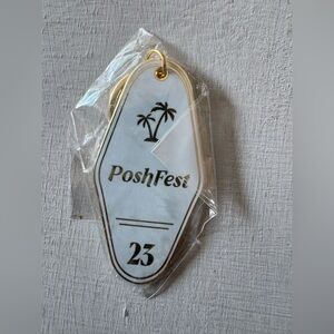 NWT Poshfest 23 Keychain